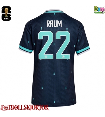 Tyskland David Raum #22 Bortatröja Dam VM 2026 Kortärmad